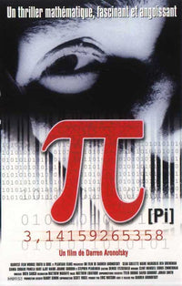 Pi Movie Poster Print featuring a captivating design.
