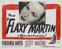 Flaxy Martin Movie Poster Print showcasing classic cinema art.