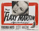 Flaxy Martin Movie Poster Print showcasing classic cinema art.