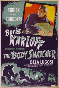 The Body Snatcher Movie Poster Print showcasing horror film art.