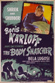 The Body Snatcher Movie Poster Print showcasing horror film art.