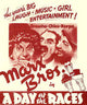 A Day at the Races Movie Poster Print showcasing classic film art.