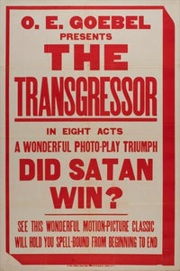 The Transgressor Movie Poster Print - cinematic art for film lovers.