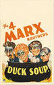 Duck Soup Movie Poster Print - A classic film poster capturing the humor of the Marx Brothers.