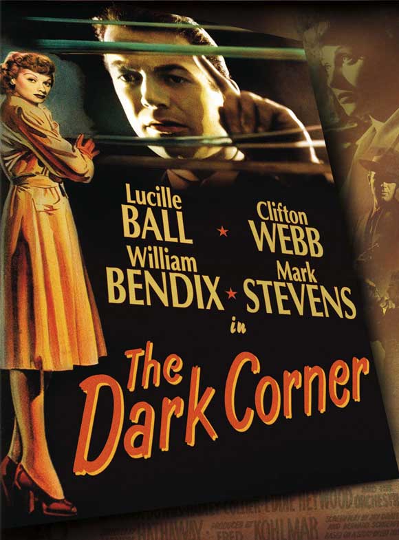 The Dark Corner Movie Poster Print showcasing classic cinema art.