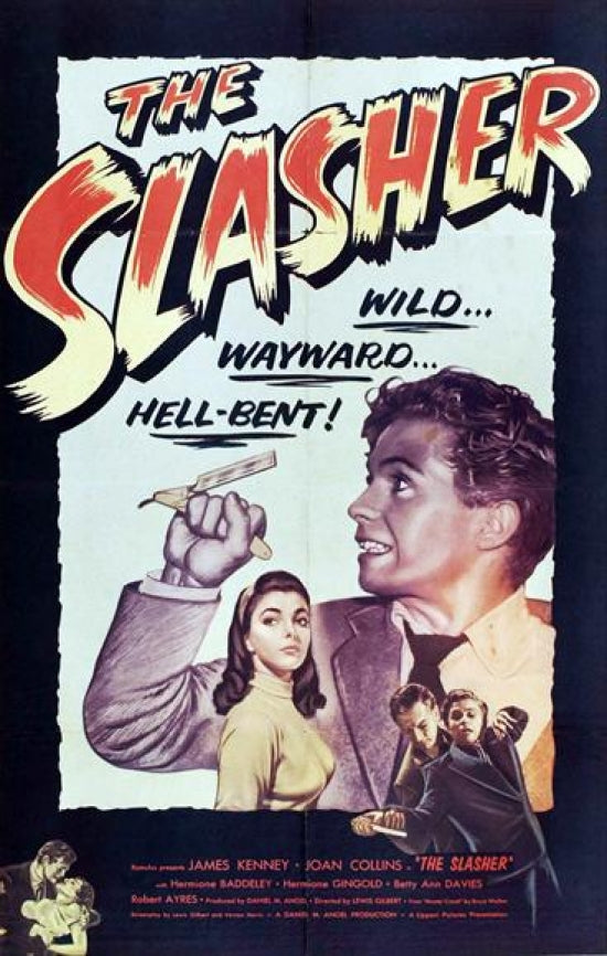 The Slasher Movie Poster Print - Iconic Horror Art