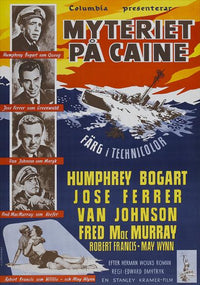 The Caine Mutiny Movie Poster Print showcasing classic cinema.