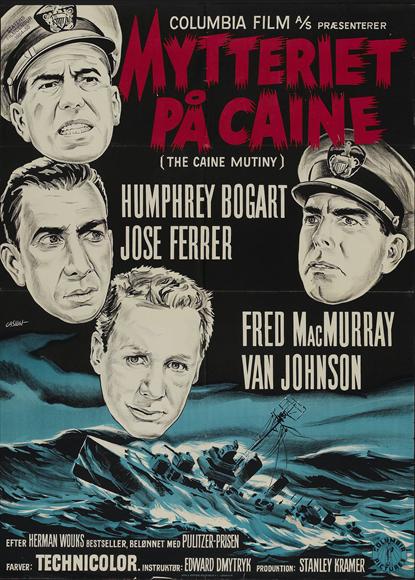 The Caine Mutiny Movie Poster Print showcasing military drama.
