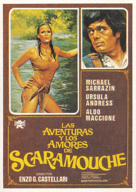 Loves & Times of Scaramouche Movie Poster Print featuring vibrant colors