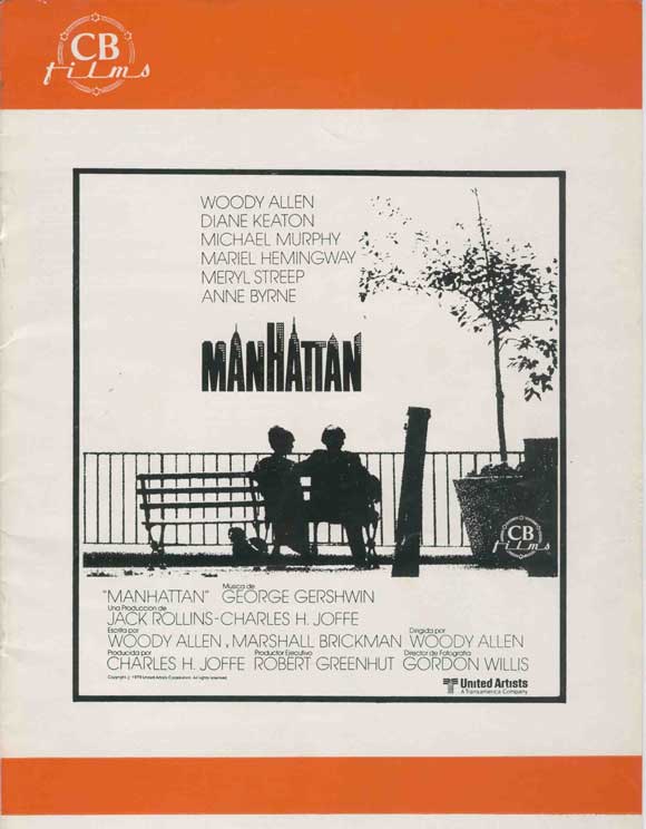 Manhattan Movie Poster Print showcasing vibrant urban imagery.