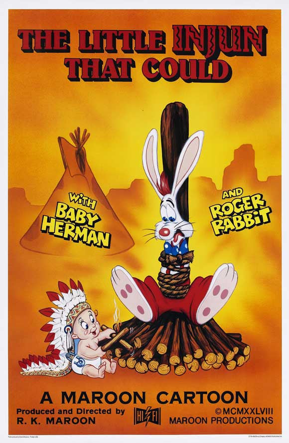 Who Framed Roger Rabbit Movie Poster Print 11x17
