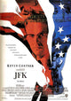 JFK Movie Poster Print featuring iconic imagery of John F. Kennedy.