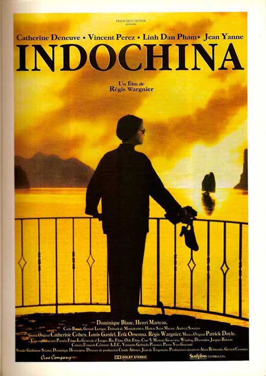 Indochine Movie Poster Print featuring captivating cinematic art
