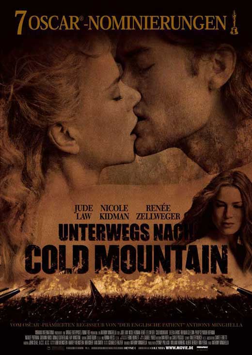 Cold Mountain Movie Poster Print showcasing stunning cinematic visuals.
