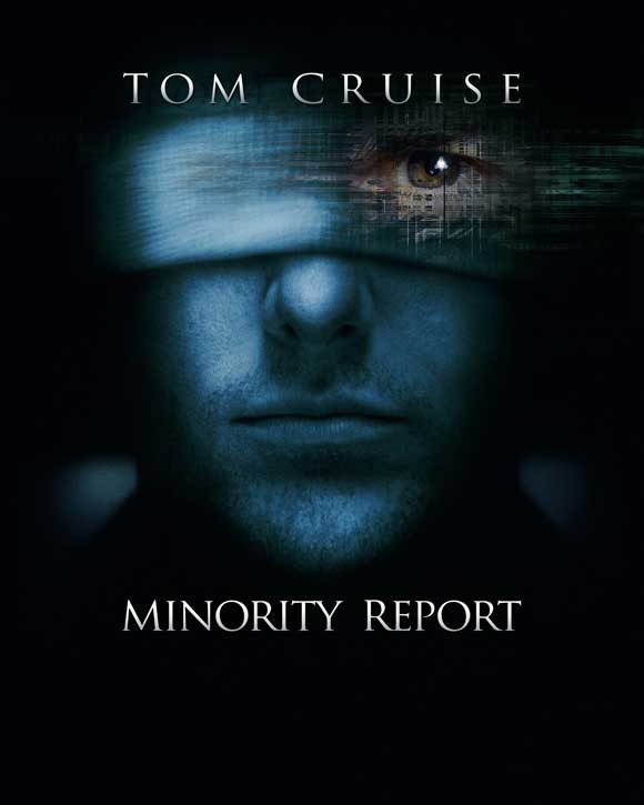 Minority Report Movie Poster Print featuring vibrant design