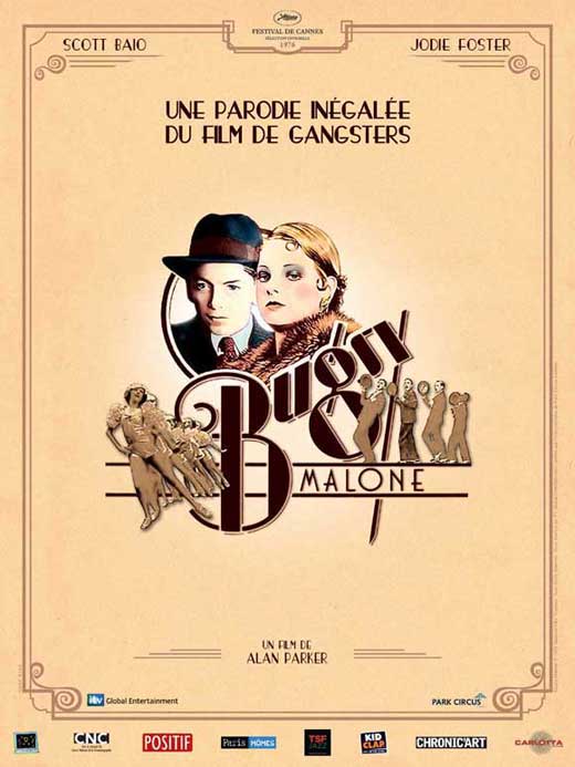 Bugsy Malone Movie Poster Print featuring classic film art.