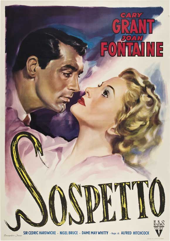 Suspicion Movie Poster Print featuring iconic film imagery.