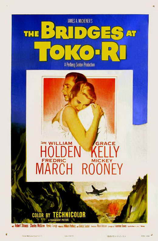 The Bridges at Toko-Ri Movie Poster Print featuring classic film imagery.