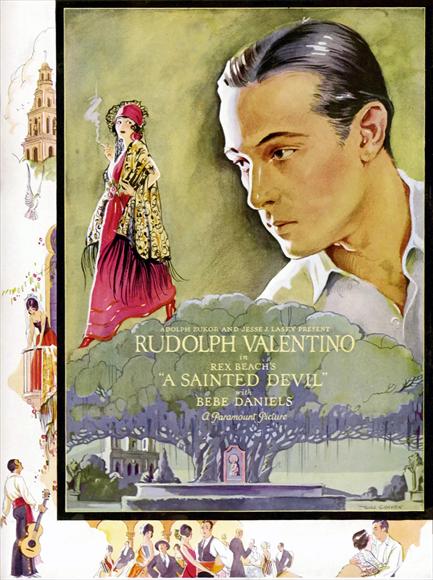 A Sainted Devil Movie Poster Print showcasing vibrant colors and bold imagery.