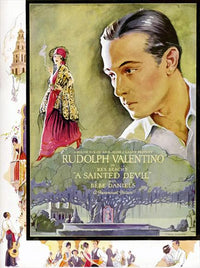A Sainted Devil Movie Poster Print showcasing vibrant colors and bold imagery.