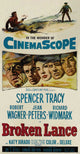 Broken Lance Movie Poster Print showcasing classic film art.