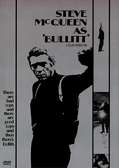 Bullitt Movie Poster Print featuring iconic imagery from the classic film.