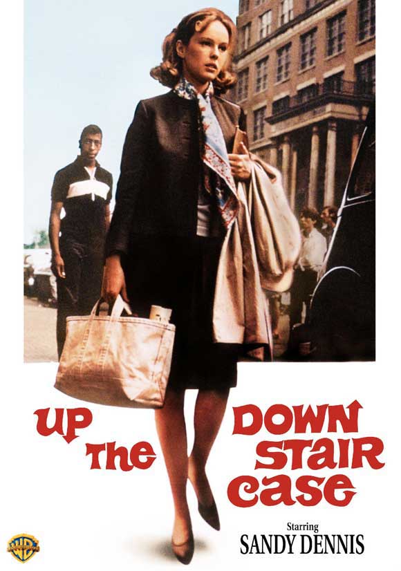 Up the Down Staircase Movie Poster Print featuring vibrant colors and classic film imagery.