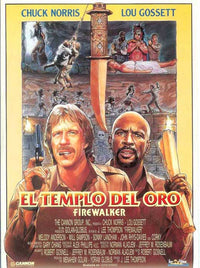 Firewalker Movie Poster Print featuring dynamic action artwork.