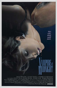 Vampire at Midnight Movie Poster Print showcasing a captivating horror design.