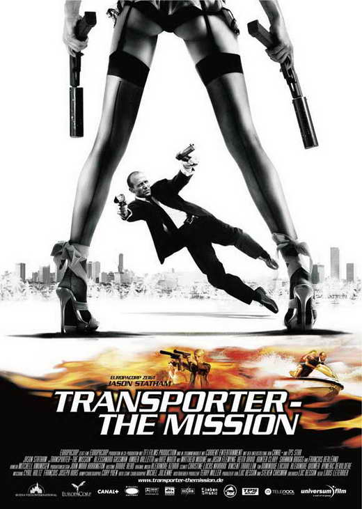 Transporter 2 Movie Poster Print showcasing action-packed scenes.
