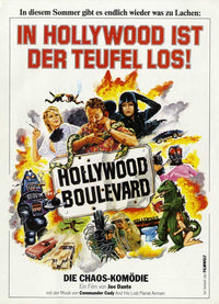 Hollywood Boulevard Movie Poster Print showcasing iconic street art