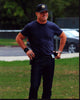 George Eads photo print on the set of CSI, hands on hips.