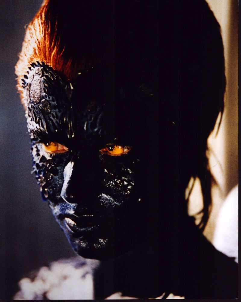 Rebecca Romijn Close Up Photo Print from X-Men, showcasing Mystique.