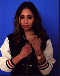 Meaghan Rath in Letterman Jacket Photo Print