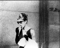Audrey Hepburn black and white photo print from Breakfast at Tiffany's