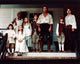 Mel Gibson and children on set of The Patriot photo print
