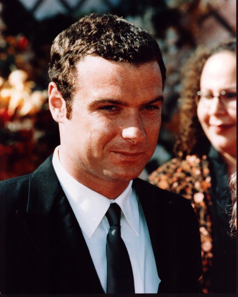 Liev Schreiber close-up photo print in black suit and tie