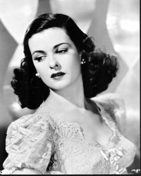 Joan Bennett black and white photo print headshot