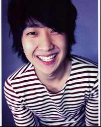 Tim Jo in Red Striped Shirt Photo Print