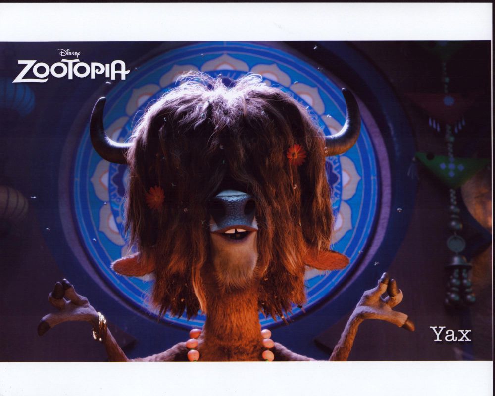 Tommy Chong as Yax in Zootopia photo print