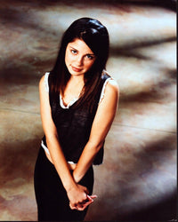 Shiri Appleby Holding Hands Photo Print in Black Top