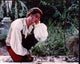 Brad Pitt sitting on the ground in Interview With A Vampire photo print.