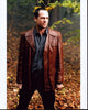 Dean Winters Wearing Brown Leather Jacket in Woods Photo Print