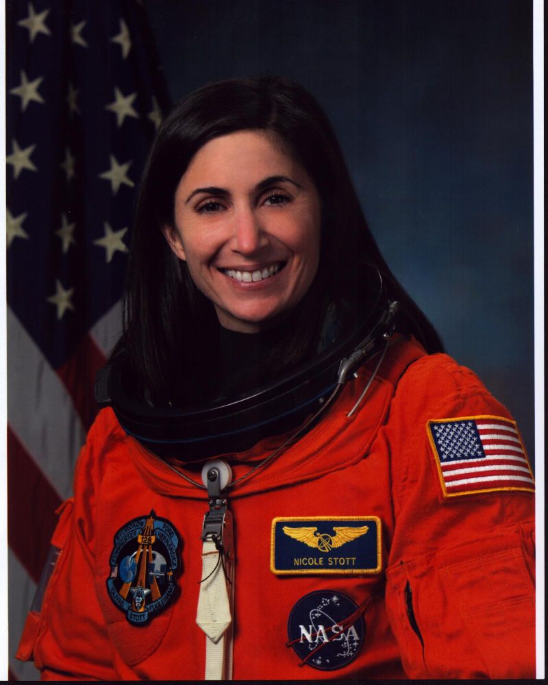 Nicole Stott NASA headshot photo print, available in multiple sizes.