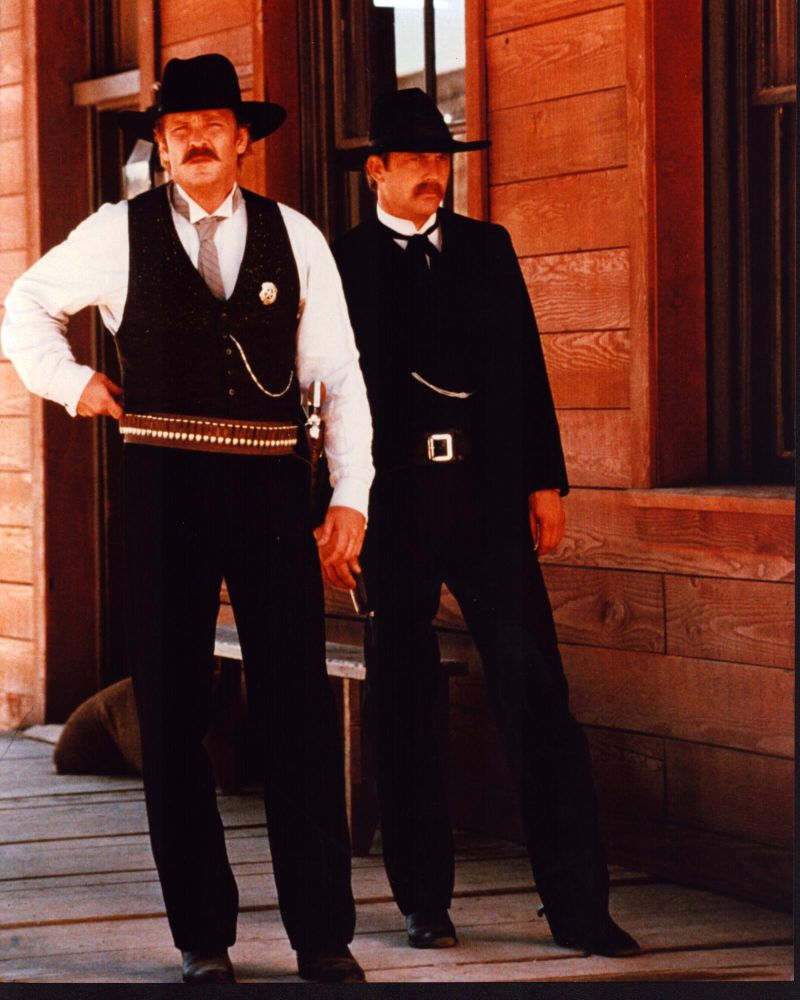 Michael Madsen and Kevin Costner in Wyatt Earp photo print