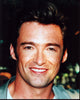 Close up smiling photo print of Hugh Jackman.