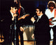 John Belushi and Dan Aykroyd on stage in The Blues Brothers photo print.