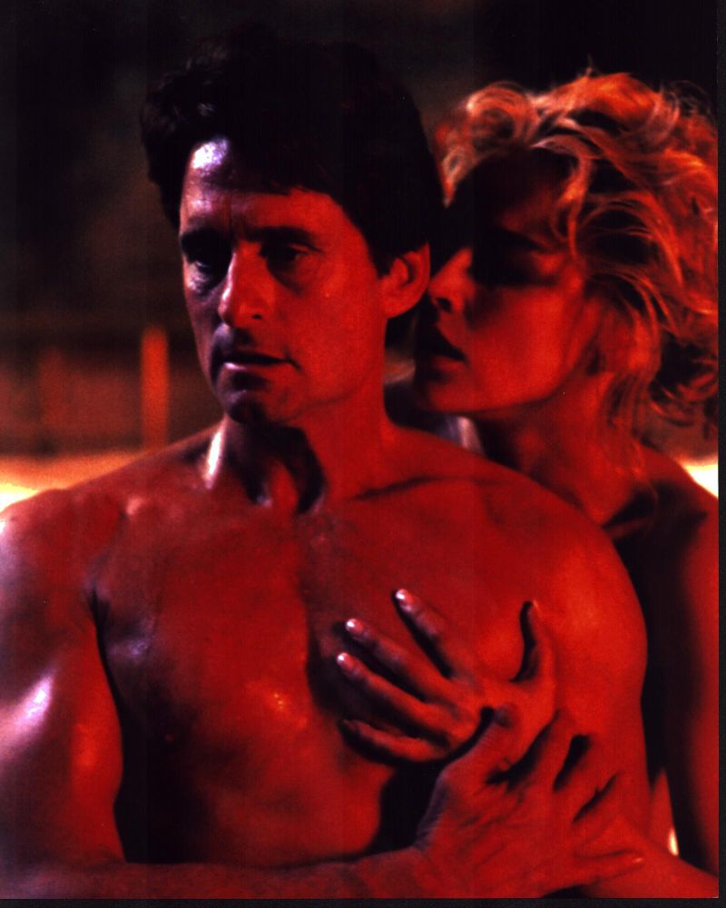 Sharon Stone and Michael Douglas in Basic Instinct photo print.