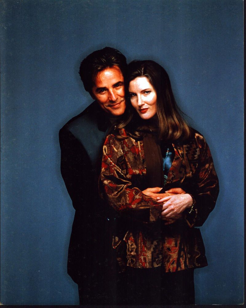 Don Johnson hugging Annette O'Toole photo print from Nash Bridges