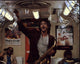 Scott Valentine playing saxophone on subway - Photo Print